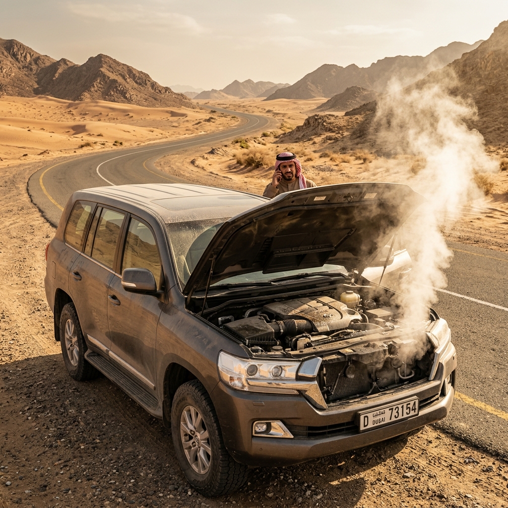 حرارة المحرك ارتفعت! وش أسوي؟ دليل الطوارئ