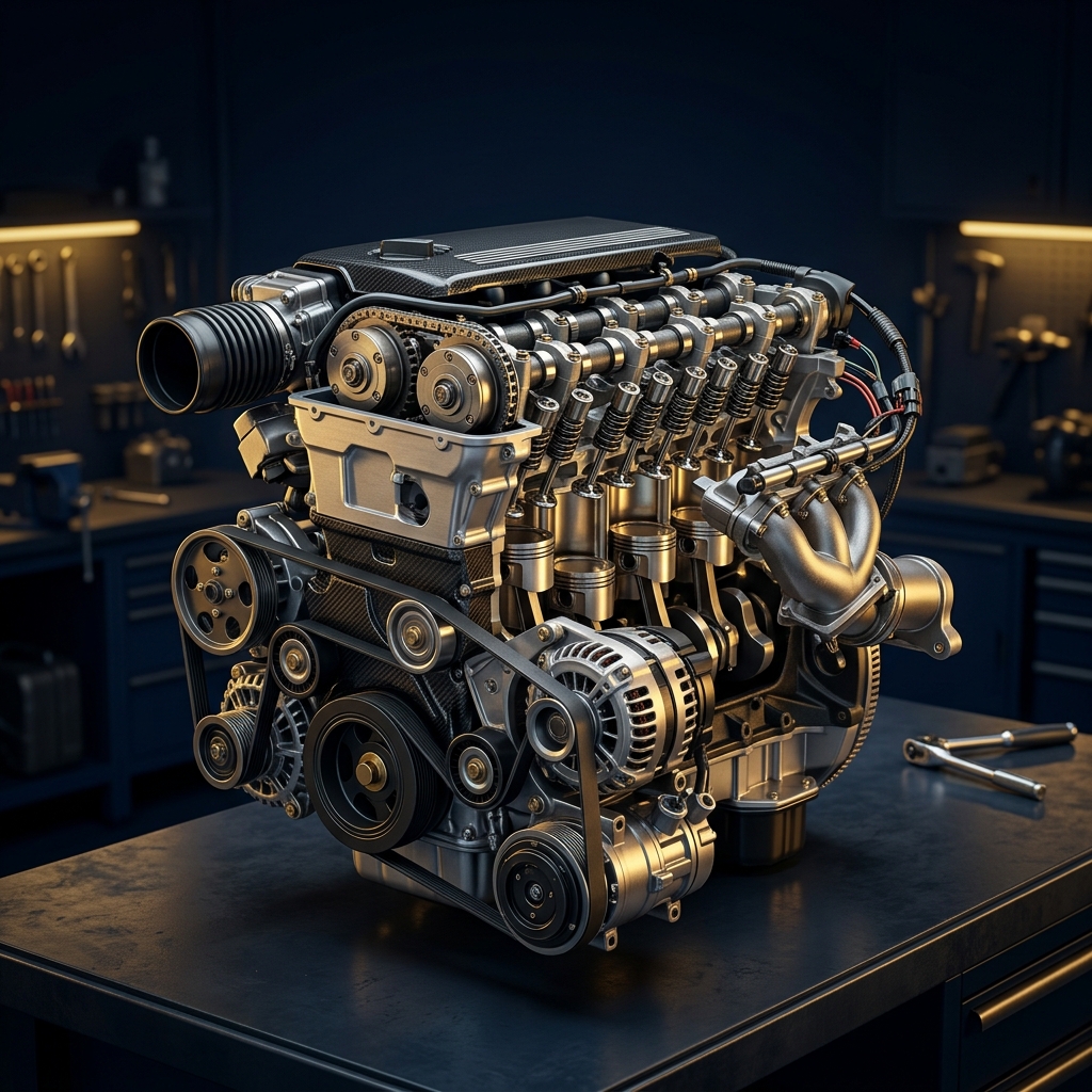 الماكينة وملحقاتها